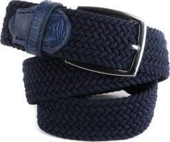 Geweven Riem Donkerblauw 11 Geweven Riem Donkerblauw -Kleding Kortingswinkel 7231 2 1