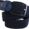 Geweven Riem Donkerblauw -Kleding Kortingswinkel 7231 2