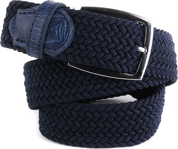 Geweven Riem Donkerblauw 3 Geweven Riem Donkerblauw
