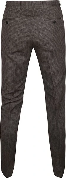 Suitable Pantalon Jersey Ruit Bruin 7 Suitable Pantalon Jersey Ruit Bruin - Afbeelding 5