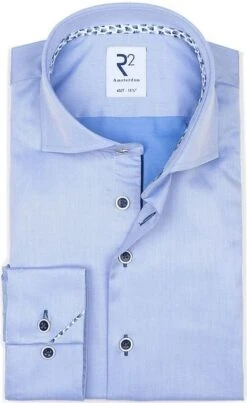R2 Lichtblauw Katoenen Overhemd XLS -Kleding Kortingswinkel 72501 1 1