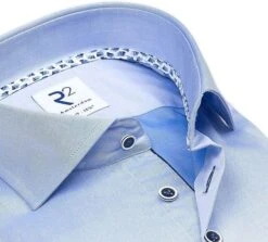 R2 Lichtblauw Katoenen Overhemd XLS -Kleding Kortingswinkel 72501 2 1