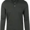 Profuomo Groene Longsleeve Polo