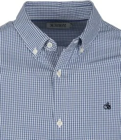 Scotch And Soda Overhemd Geruit Blauw 11 Scotch And Soda Overhemd Geruit Blauw -Kleding Kortingswinkel 72596 2