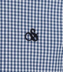Scotch And Soda Overhemd Geruit Blauw 12 Scotch And Soda Overhemd Geruit Blauw -Kleding Kortingswinkel 72596 3