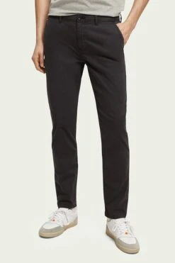 Scotch And Soda Mott Chino Donkergrijs -Kleding Kortingswinkel 72638 6
