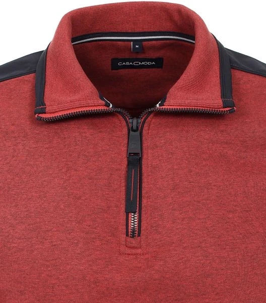 Casa Moda Sweatvest Rood 4 Casa Moda Sweatvest Rood - Afbeelding 2