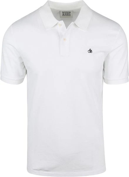 Scotch And Soda Pique Polo Wit 3 Scotch And Soda Pique Polo Wit