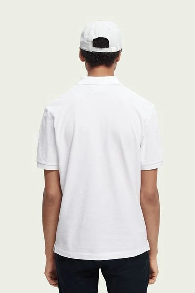 Scotch And Soda Pique Polo Wit 5 Scotch And Soda Pique Polo Wit - Afbeelding 3