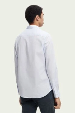 Scotch And Soda Slim-Fit Overhemd Blauw 10 Scotch And Soda Slim-Fit Overhemd Blauw -Kleding Kortingswinkel 72705 5