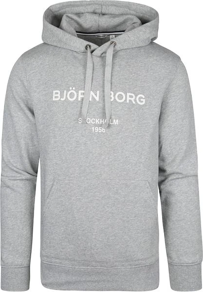 Bjorn Borg Hoodie Grijs Logo 3 Bjorn Borg Hoodie Grijs Logo