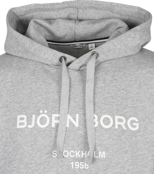 Bjorn Borg Hoodie Grijs Logo 6 Bjorn Borg Hoodie Grijs Logo - Afbeelding 4