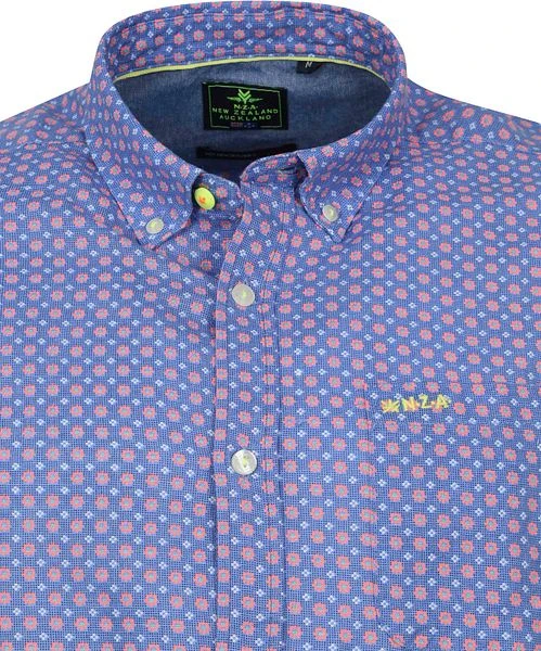 NZA Overhemd Onerahi Blauw 4 NZA Overhemd Onerahi Blauw - Afbeelding 2