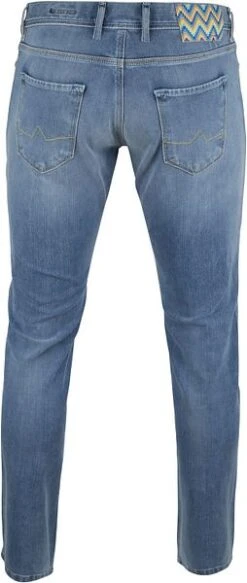 Alberto Bi-Stretch Denim Blauw -Kleding Kortingswinkel 72974 4