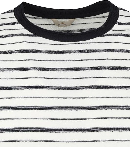 Dstrezzed T-shirt Reversed Strepen Wit 4 Dstrezzed T-shirt Reversed Strepen Wit - Afbeelding 2