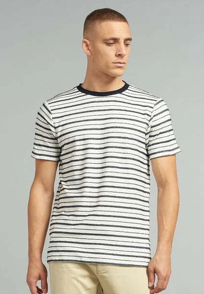 Dstrezzed T-shirt Reversed Strepen Wit 7 Dstrezzed T-shirt Reversed Strepen Wit - Afbeelding 5