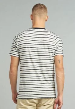 Dstrezzed T-shirt Reversed Strepen Wit 13 Dstrezzed T-shirt Reversed Strepen Wit -Kleding Kortingswinkel 72995 6