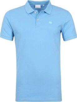 KnowledgeCotton Apparel Polo Rowan Blauw