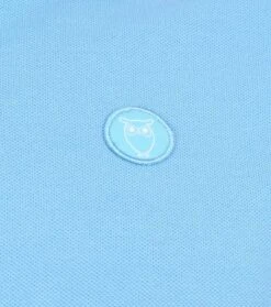 KnowledgeCotton Apparel Polo Rowan Blauw 12 KnowledgeCotton Apparel Polo Rowan Blauw -Kleding Kortingswinkel 73036 3