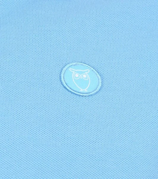 KnowledgeCotton Apparel Polo Rowan Blauw 7 KnowledgeCotton Apparel Polo Rowan Blauw - Afbeelding 5