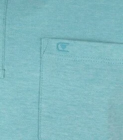 Casa Moda Polo Stretch Melange Turquoise -Kleding Kortingswinkel 73090 11
