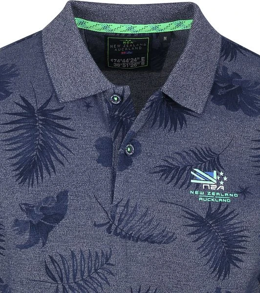 NZA Polo LS Rotokaha Donkerblauw 4 NZA Polo LS Rotokaha Donkerblauw - Afbeelding 2