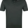 State Of Art Mercerized Pique Polo Donkergroen