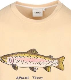 Shiwi Trui Beige Print 11 Shiwi Trui Beige Print -Kleding Kortingswinkel 73241 2