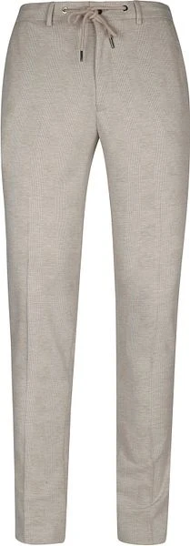 Suitable Pantalon Jersey Zandkleur Ruit 3 Suitable Pantalon Jersey Zandkleur Ruit