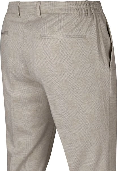 Suitable Pantalon Jersey Zandkleur Ruit 6 Suitable Pantalon Jersey Zandkleur Ruit - Afbeelding 4