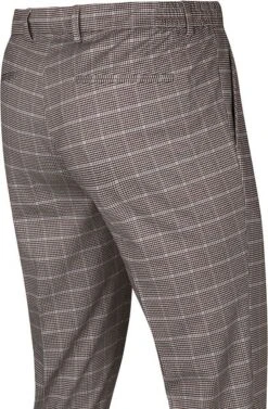 Suitable Pantalon Jersey Bruin Pied De Poule -Kleding Kortingswinkel 73287 4