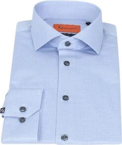 Suitable Overhemd Structure Blauw -Kleding Kortingswinkel 73326 3