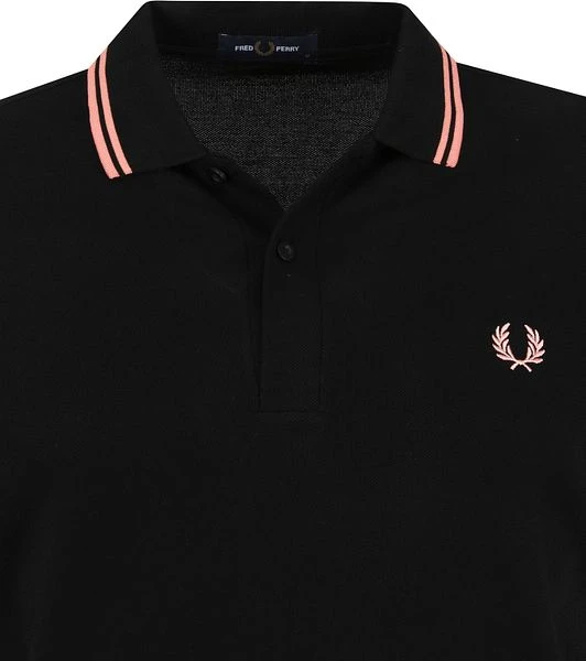 Fred Perry Polo M3600 Zwart 4 Fred Perry Polo M3600 Zwart - Afbeelding 2