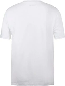 Lacoste T-Shirt Wit 11 Lacoste T-Shirt Wit -Kleding Kortingswinkel 73369 4