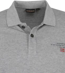 Napapijri Elbas Polo Grijs -Kleding Kortingswinkel 73407 2