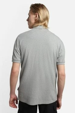 Napapijri Elbas Polo Grijs -Kleding Kortingswinkel 73407 7