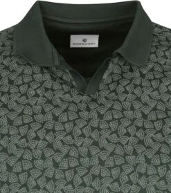 State Of Art Polo Donkergroen Print -Kleding Kortingswinkel 73469 2