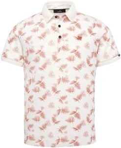Vanguard Polo Pique Print Wit