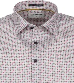 No-Excess No Excess KM Overhemd Print Roze 11 No-Excess No Excess KM Overhemd Print Roze -Kleding Kortingswinkel 73627 7