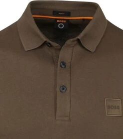 Hugo Boss LS Passerby Polo Donkergroen -Kleding Kortingswinkel 73654 2 1