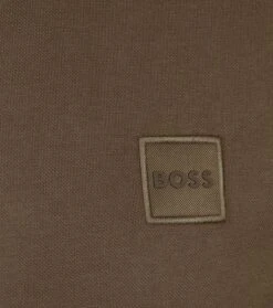 Hugo Boss LS Passerby Polo Donkergroen -Kleding Kortingswinkel 73654 3
