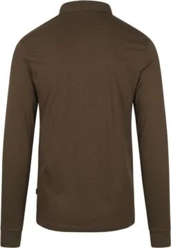 Hugo Boss LS Passerby Polo Donkergroen -Kleding Kortingswinkel 73654 4