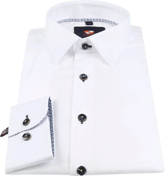 Suitable Twill Overhemd Wit 8 Suitable Twill Overhemd Wit - Afbeelding 6