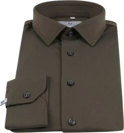 Suitable Overhemd Tech Stretch Donkergroen 10 Suitable Overhemd Tech Stretch Donkergroen -Kleding Kortingswinkel 73800 3