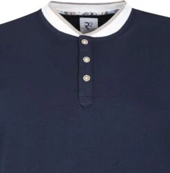 R2 Amsterdam T-Shirt Donkerblauw -Kleding Kortingswinkel 73810 2