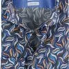 R2 Overhemd Bladeren Sleeve 7 Donkerblauw 1 R2 Overhemd Bladeren Sleeve 7 Donkerblauw -Kleding Kortingswinkel 73820 1