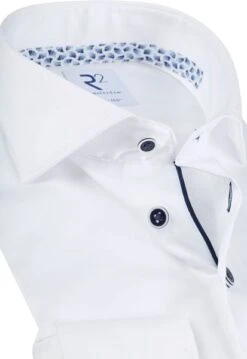 R2 Overhemd Extra Lange Mouwen Wit -Kleding Kortingswinkel 73823 2 1