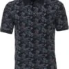 Casa Moda Polo Donkerblauw Bloemenprint 2 Casa Moda Polo Donkerblauw Bloemenprint -Kleding Kortingswinkel 73827 1