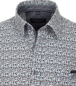 Casa Moda KM Overhemd Cirkels Groen 9 Casa Moda KM Overhemd Cirkels Groen -Kleding Kortingswinkel 73832 2