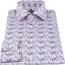 OLYMP Overhemd Luxor MF Print Roze 13 OLYMP Overhemd Luxor MF Print Roze -Kleding Kortingswinkel 73858 3 1